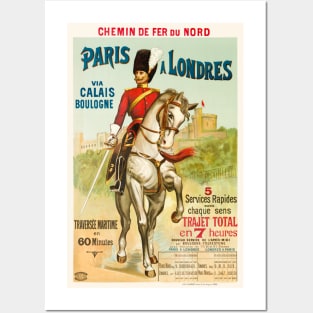 Paris à Londres Vintage Poster 1890s Posters and Art